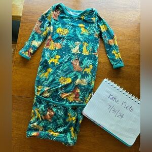 Little Sleepies Lion King Newborn Gown